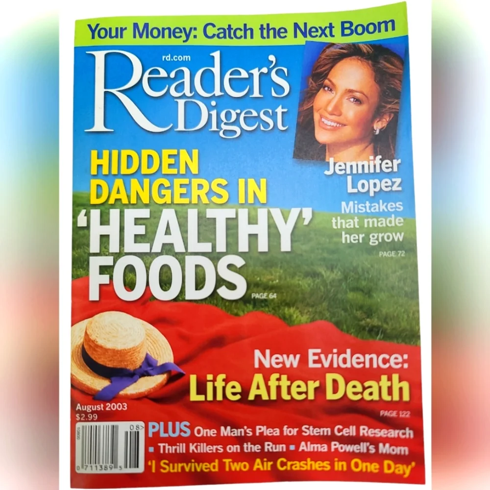 Readers Digest Magazines 34 Issues 2003 - 2009 Vintage Celebrity Health Politics